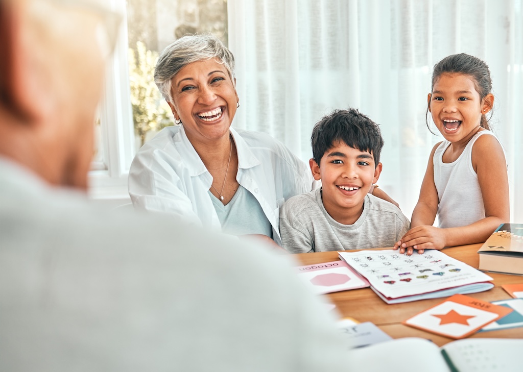 Family meeting with professional testing provider for autism